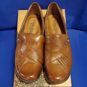 Cobb Hill by New Balance Women's Brown Slip-On Loafers Size 8.5 Wide $15